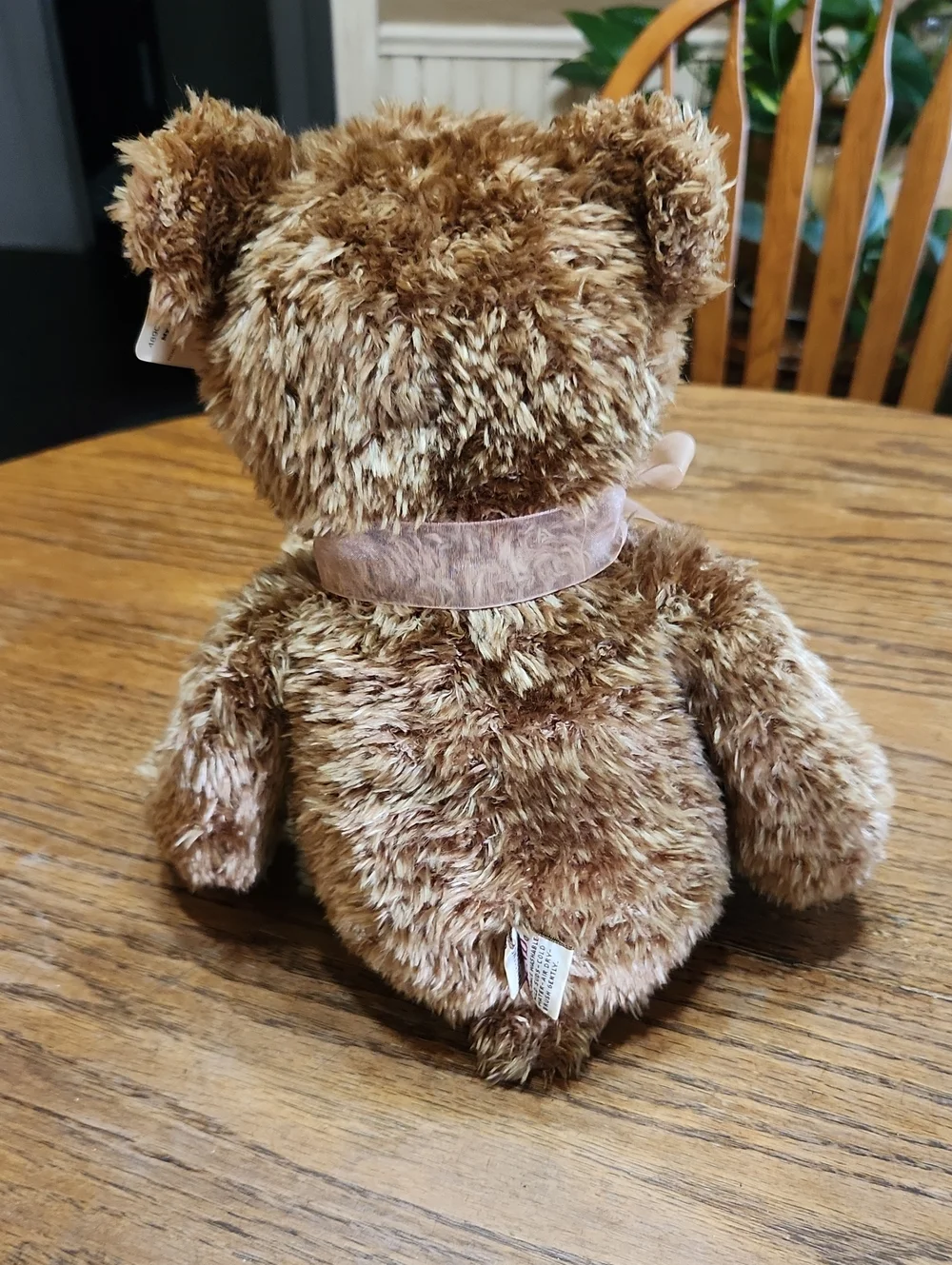 Gund Bearessence Brown Plush Teddy Bear with Sheer Bow